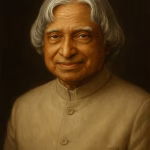 Elderly man in traditional attire.